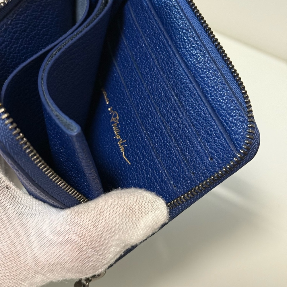 3.1 Phillip Lim Pebbled Leather Zip Wallet - Picture 13 of 17